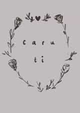 Welsh Love You Card for partner created by By Saffron