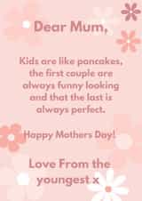 Mothers Day card from the youngest created by LizzyChloe