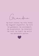 Classic Mother's Day Card - Grandma - Favourite Person created by Cake For Breakfast