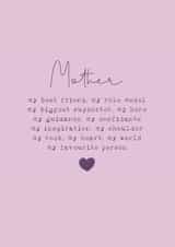 Classic Mother's Day Card - My Favourite Person created by Cake For Breakfast