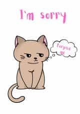 I'm Sorry Card created by Mary Bland