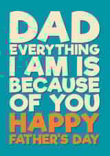 Heartfelt Father’s Day Card - For Dad - Happy Father’s Day created by Blind Faith