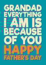 Heartfelt Father’s Day Card - For Grandad - Happy Father’s Day created by Blind Faith