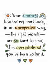 Heartfelt Thank You Card - Kindness - Hearts created by And You Can Quote Me