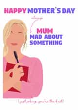 Funny Mother’s Day Card Bridget Movie Theme created by the.printclub