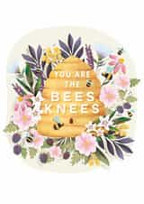 Pretty Mother's Day/Birthday Card - Bees Knees - Flowers created by Anna Cheng Design & Print