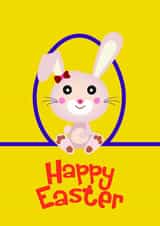 cute rabbit, easter cards, happy easter, cut bunny, bunny, rabbit created by Made by Man