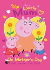 Cute Peppa Pig Mother's Day Card from the Kids created by Danilo