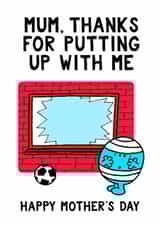 Cute Mother's Day Card - Mr. Men - Mr. Bump created by Mr. Men