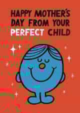Fun Mother's Day Card - Mr. Men - From Your Perfect Child created by Mr. Men