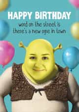 Funny Birthday Card - Ogre - Faceswap created by Woody's Design