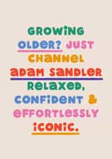 Funny Birthday Card - Adam Sandler created by Folio | Ian Owen