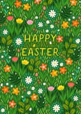 Pretty Easter Card - Flowers - Daffodils created by Pear Tree Press