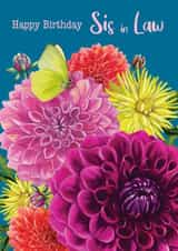 Classic Birthday Card - Sister In Law - Flowers created by Rocket68
