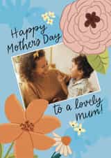 Personalised Mothers Day Photo Card created by Grey Street Paper - Pretty Mother's Day Card - Lovely Mum