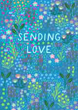 Pretty Sympathy Card - Sending Love created by Pear Tree Press