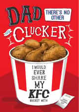 Funny Father's Day Card - KFC created by la la la Designs