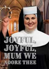 Funny Mother's Day Card - Sister Act - Joyful Mum created by Shower Thoughts