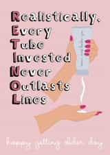 Funny Birthday Card - For Her - Retinol created by Choo Choo 