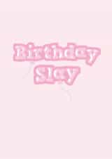 Cute Birthday Card for the Birthday Queen who Slays created by @thats.canny