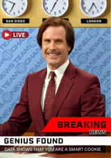 Funny Congratulations Card - Anchorman - Ron Burgundy created by Shower Thoughts