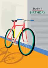 Classic Birthday Card - For Him - Bike created by Laura Darrington Design Ltd.