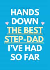 Funny Father's Day Card - Best Step Dad I've Had So Far created by Sundiva Designs