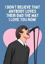 Funny Father's Day Card - Liam Gallagher - Oasis created by Sundiva Designs