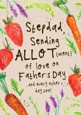 Punny Father's Day Card - For Stepdad - Gardening created by Bow & Bell