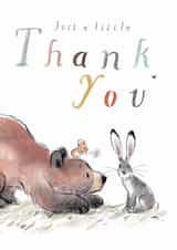 Cute Thank You Card - Bear, Hare and Mouse created by Paper Shed Design