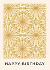 Arty Birthday Card - Pretty Dandelion Clocks created by Taya Cosgrove