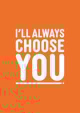 Just Because card - Uplifting - I'll Always Choose You - Friend - Family created by Tada! designs