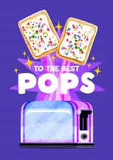 Classic Father's Day Card - Pop Tarts created by Folio | Ian Owen