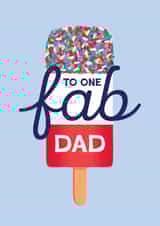 Classic Father's Day Card - Fab Lolly created by Folio | Ian Owen