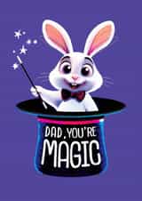 Cute Father's Day Card - Dad, You're Magic created by Folio | Ian Owen