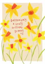 Pretty Birthday/Mother's Day Card - Truly Brilliant Granny - Daffodils created by Bow & Bell