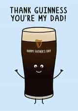 Funny Father's Day Card - Guinness created by Of Life & Lemons Ltd.