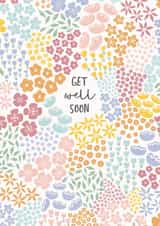 Pretty Get Well Card - For Her - Flowers created by Sarah Frances