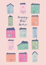 Classic New Home Card - Happy New Home - Houses created by Sarah Frances