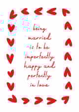 Classic Anniversary Card - Perfectly In Love created by letterfix