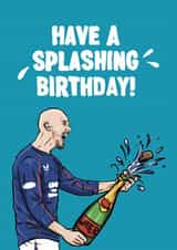 Funny Birthday Card - Rangers FC - Vaclav Cerny created by ZB CREATIVE