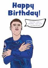 Cole Palmer Inspired Football Celebration Birthday Card created by Nicely Said Co.