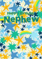 Classic Birthday Card - Nephew - Colourful Stars created by Jessica Rachel Sharp