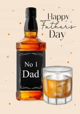 Classic Father's Day Card - Whiskey created by Dolly’s Originals