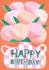 Pretty Birthday Card - Peonies created by Catherine Pape