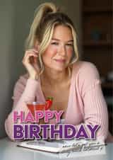 Funny Birthday Card - Bridget Jones's Diary created by Shower Thoughts
