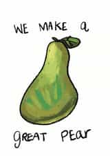 Cute couple card created by jammboaa