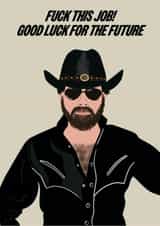 Funny New Job Card - Wheeler Walker Junior created by Jamie Lindsay