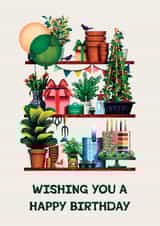 Classic Birthday Card - Plants - Gardening created by Folio | Ian Owen