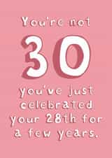 Funny 30th Birthday Card created by Choo Choo